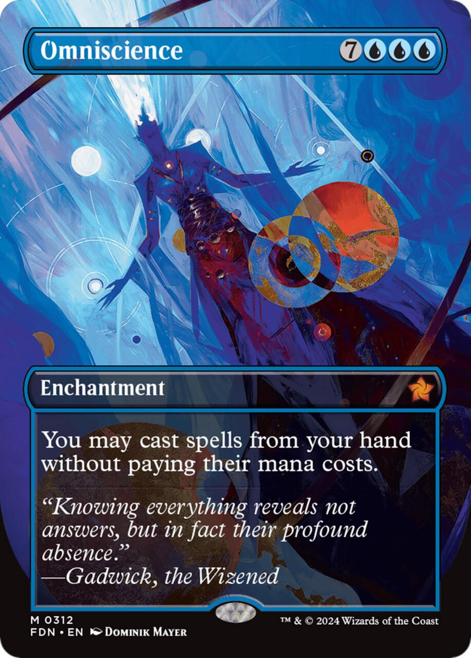 Omniscience (Borderless Foil) | Foundations